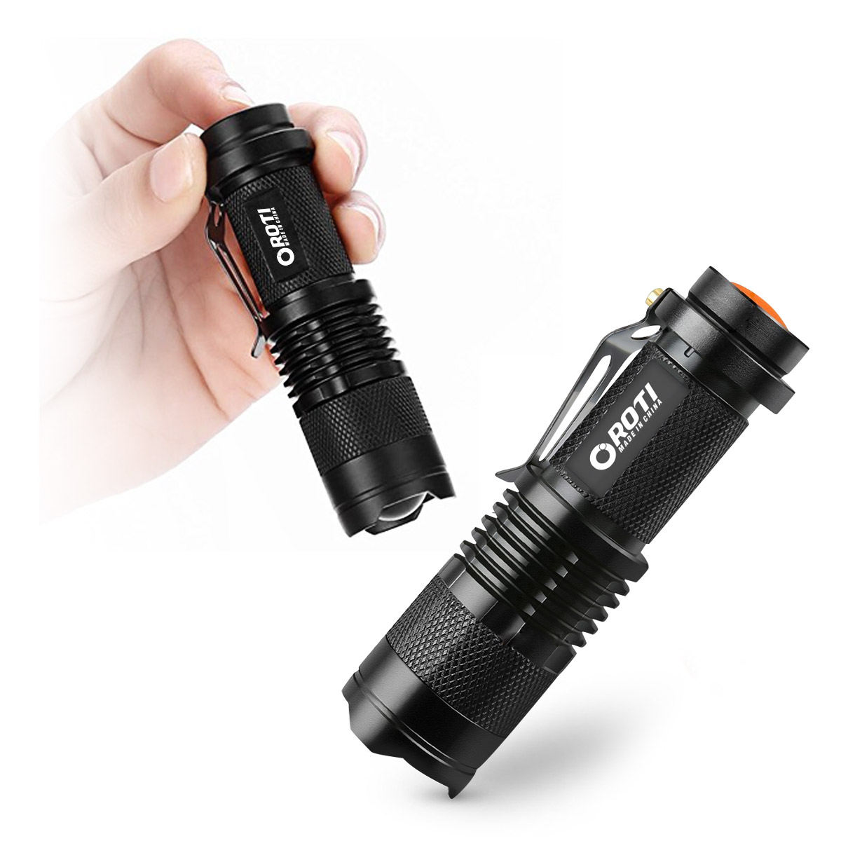 로티캠프 손전등 후레쉬 LED 써치라이트 랜턴 미니 휴대용 KB-68-2개세트