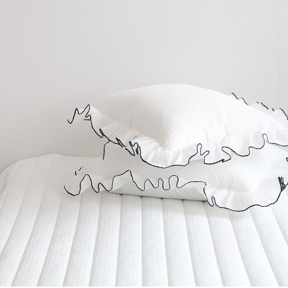 여름 침대패드 모달 시어서커 일자누빔 미끄럼방지 이불패드