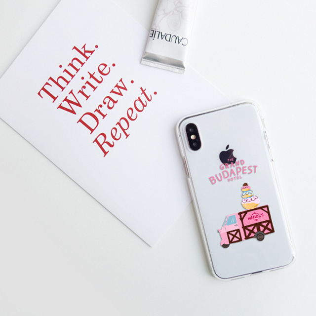 호텔 멘들스 케이크 투명 젤리 케이스 - 상세 이미지 5