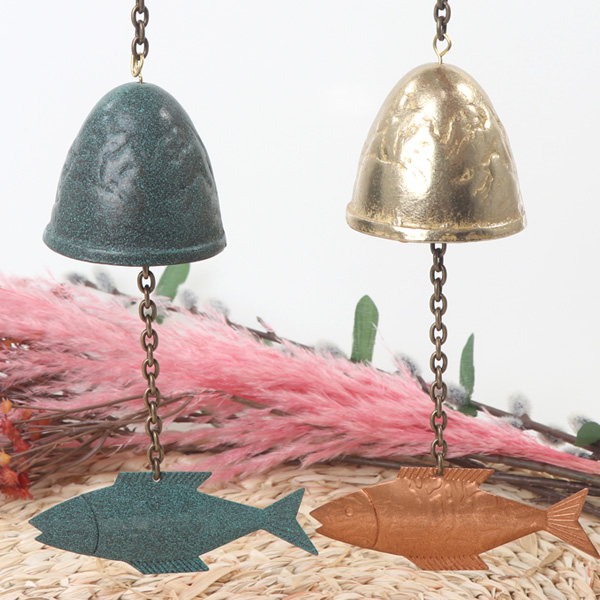 청아한물고기 풍경종 처마종 전원주택종 청동 풍경종