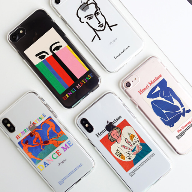 앙리마티스 드로잉 명화 투명 젤리 케이스 - 상세 이미지 3