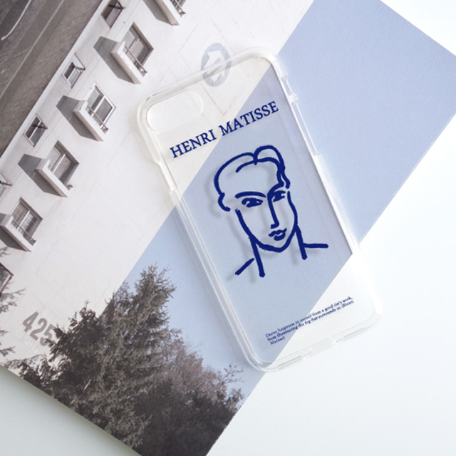 앙리마티스 드로잉 명화 투명 젤리 케이스 - 상세 이미지 4