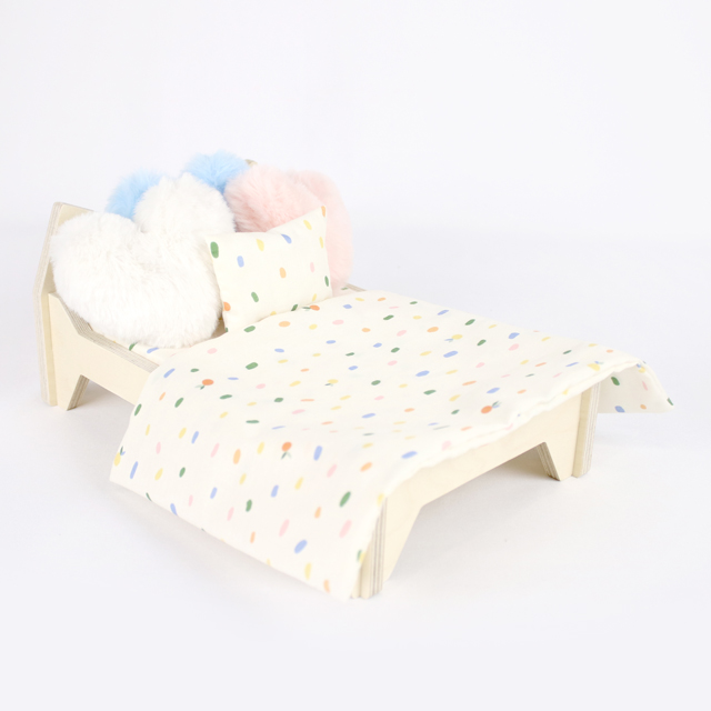솜데이즈 아이돌 20cm 인형침대 인형가구 키티베드 - 상세 이미지 2