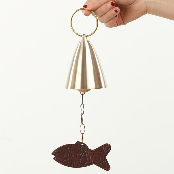 방짜유기 전원주택 펜션 테라스 풍경 풍경종 현관종 대형 한국 전통 공예품 외국인 선물