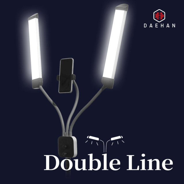 촬영 조명 개인방송 조명 영상 유튜브 조명 더블라인 블루투스세트 - 상세 이미지 3