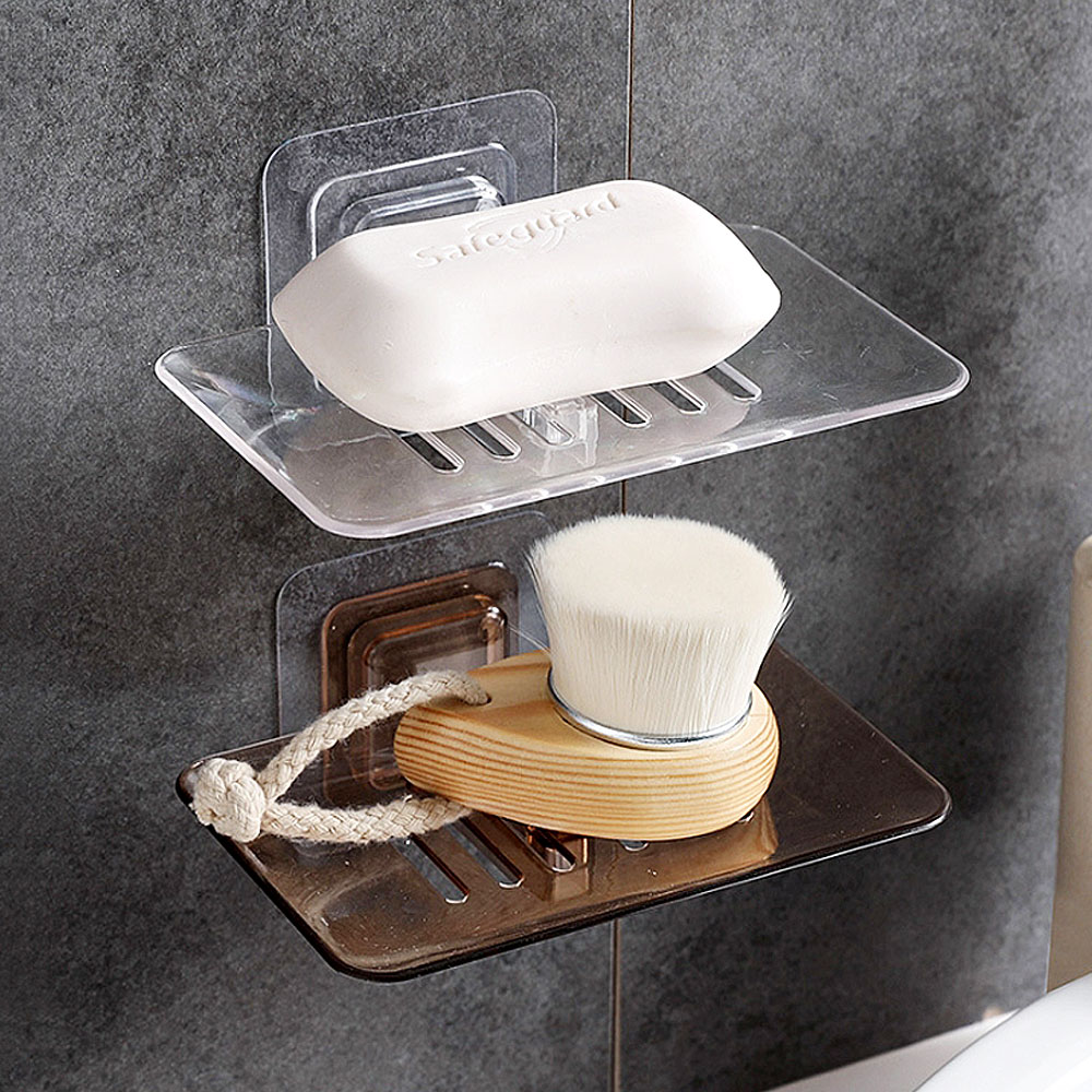 투명 흡착 비누받침대 4컬러