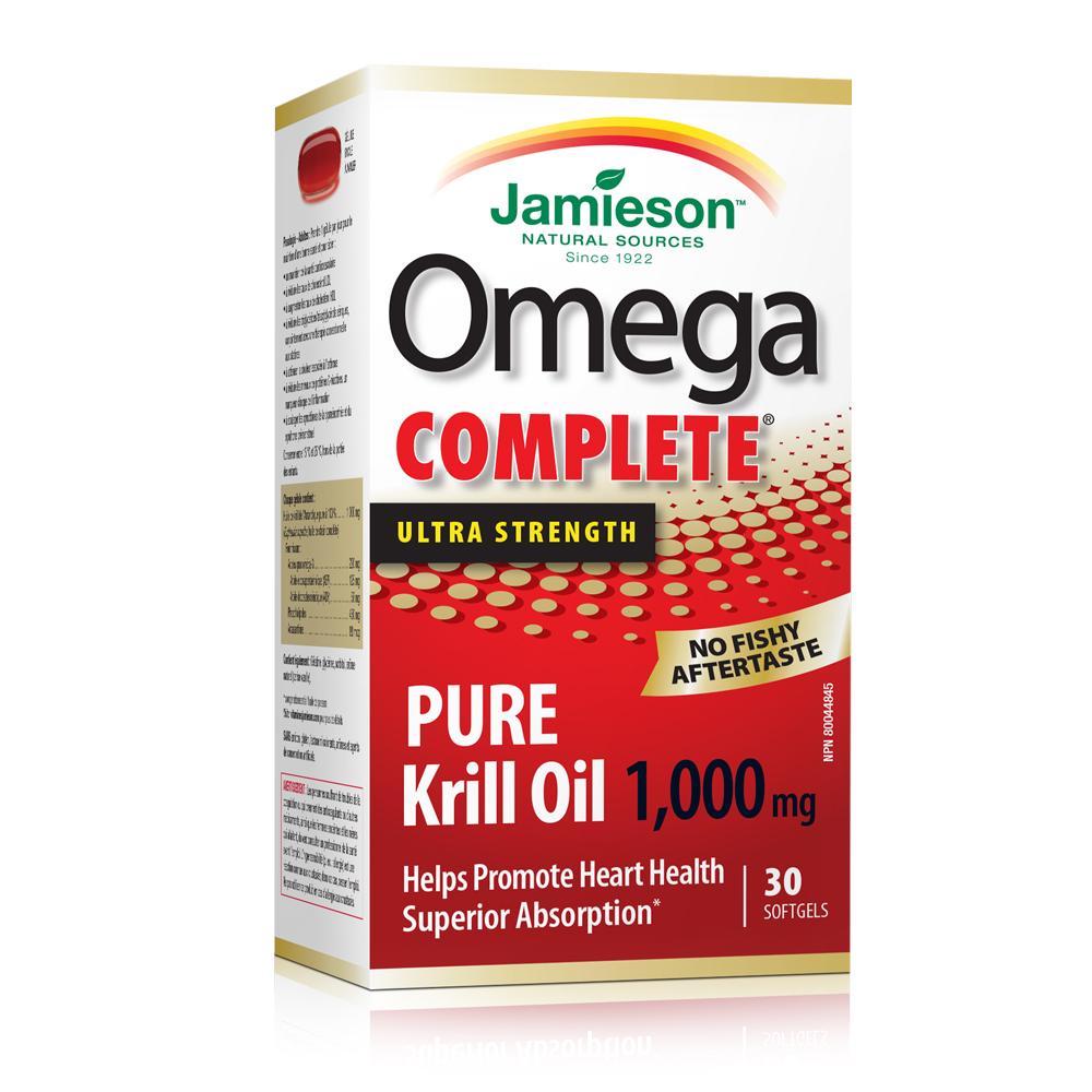 [특가] 자미에슨 캐나다 오메가3 컴플리트 퓨어 크릴오일 1000mg 30정 (1개월분) - 상세 이미지 4