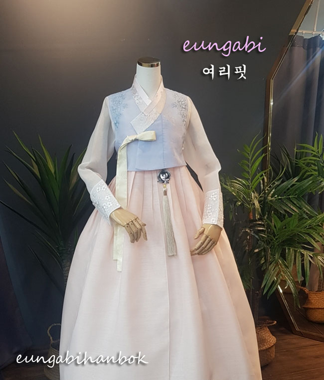 [한복대여] 여리핏 여성 신부 결혼식 한복 - 상품 이미지