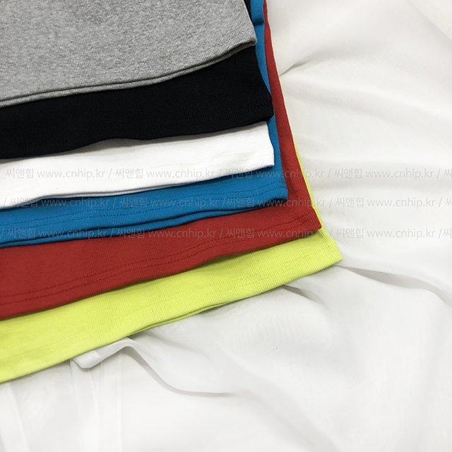 기획/ 쫀쫀 골지 크롭 나시티셔츠 6color 이미지 7