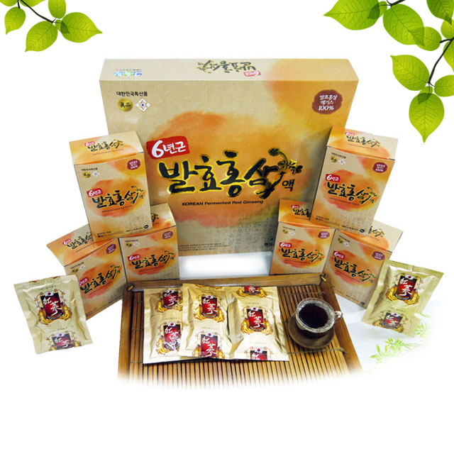 6년근 발효홍삼 진액 즙 100ml 30포 진세노사이드 사포닌 흡수율 고함량 - 상세 이미지 5
