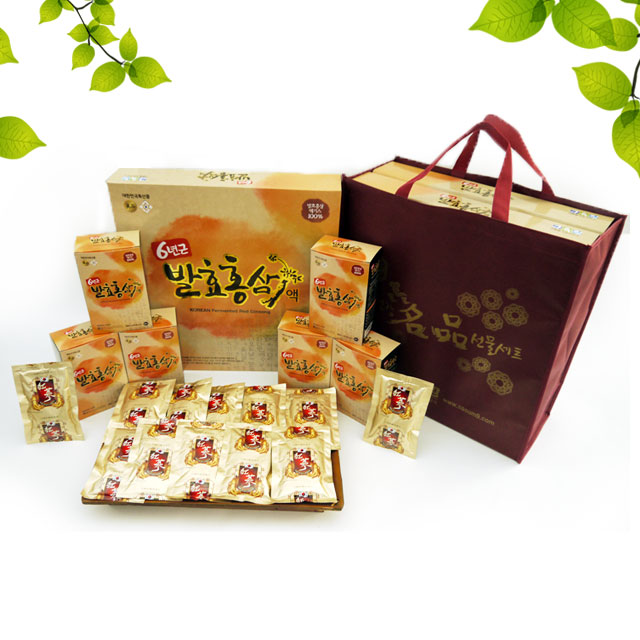 6년근 발효홍삼 진액 즙 100ml 30포 진세노사이드 사포닌 흡수율 고함량 - 상세 이미지 2