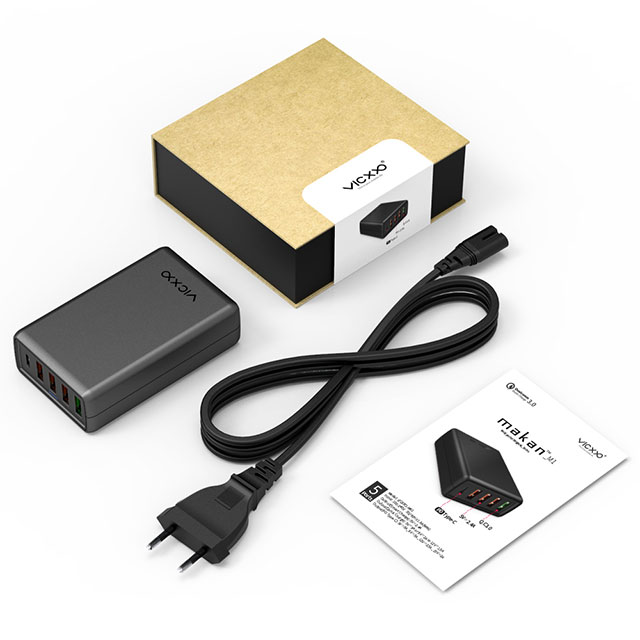 (마칸M1) 5포트 퀄컴 퀵차지 3.0 USB PD 고속 멀티 충전기 - 상세 이미지 3