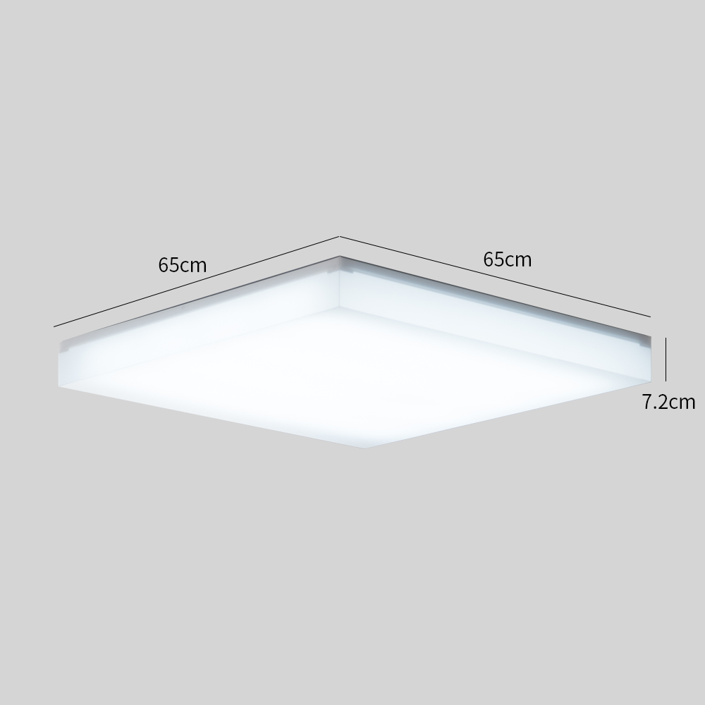 LED 거실등 클린 화이트 120W 일체형 거실조명 엘이디조명 - 상세 이미지 5
