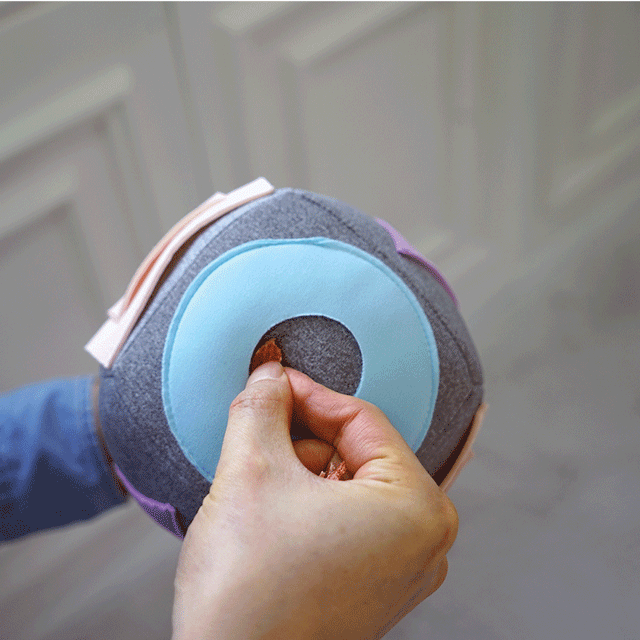 더플래 강아지 노즈워크 코박고 킁킁볼 장난감