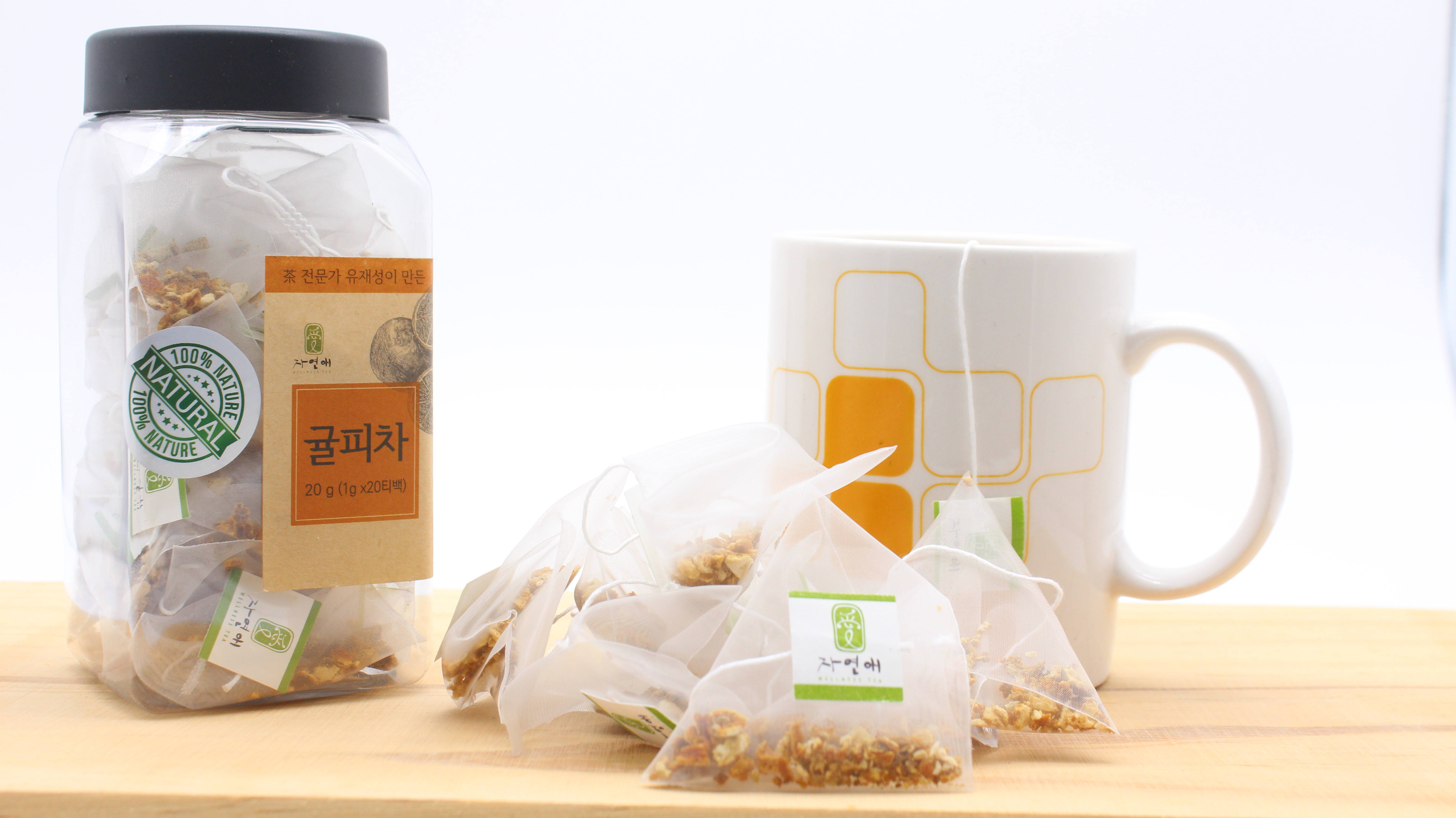 물대신 마시기 좋은 향긋한 귤피차 50티백 이미지 7