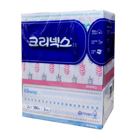 크리넥스 콤비 각티슈 180매 3입 (2125) - 상품 이미지