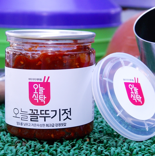 오늘식탁 강경 국내제조 꼴뚜기젓갈 호래기 젓갈 선물용 1kg / 500g - 상세 이미지 5