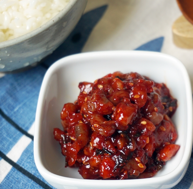 오늘식탁 강경 젓갈 비빔 낙지젓 비빔젓갈 밥도둑 밑반찬 선물용 1kg, 1개 - 상세 이미지 5