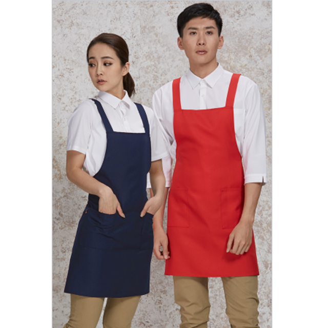 미니허리랩 뒷모습H형,X형,엉덩이덮는형 식당 주방 카페 서빙앞치마 이미지 7