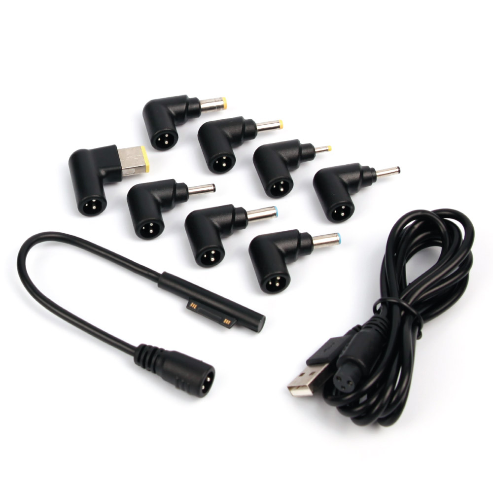 펀디안 DC USB 노트북 충전케이블 9종팁 세트/파워베슬 스윙 고속충전기 호환