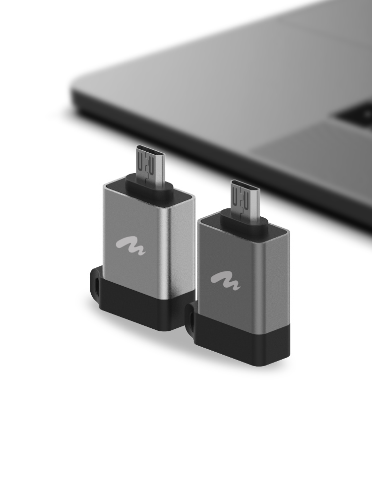 키링 마이크로 5핀 OTG 젠더 - 상세 이미지 4