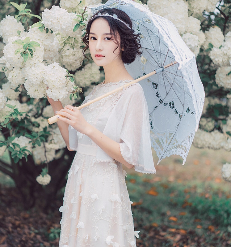 레이스양산 셀프웨딩 촬영소품 결혼스냅