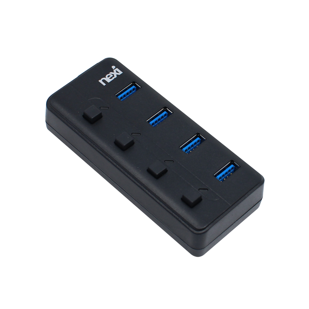 넥시 NX-U3004RP USB 3.0 허브 4포트 유전원 개별스위치 - 상세 이미지 2