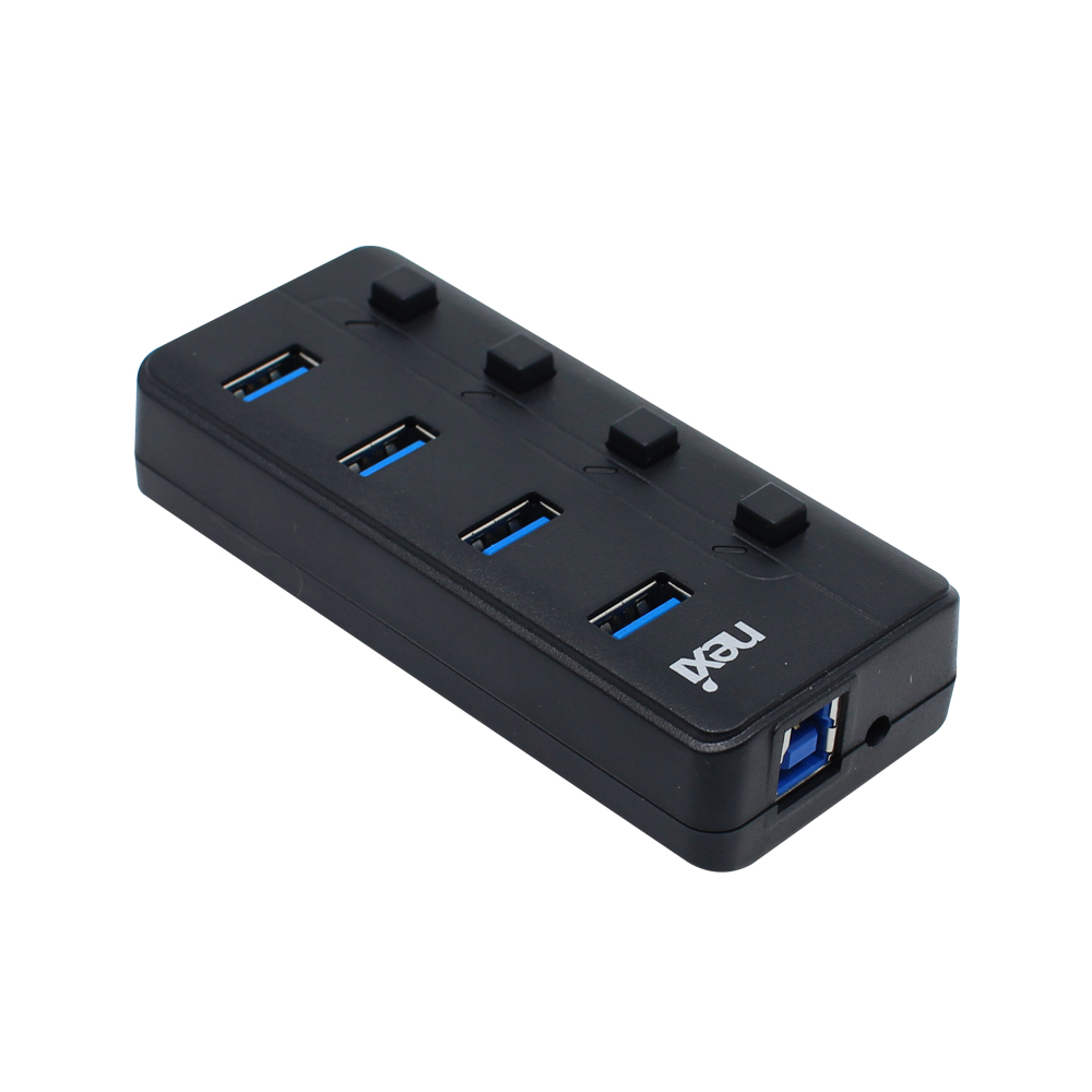 넥시 NX-U3004RP USB 3.0 허브 4포트 유전원 개별스위치 - 상세 이미지 3
