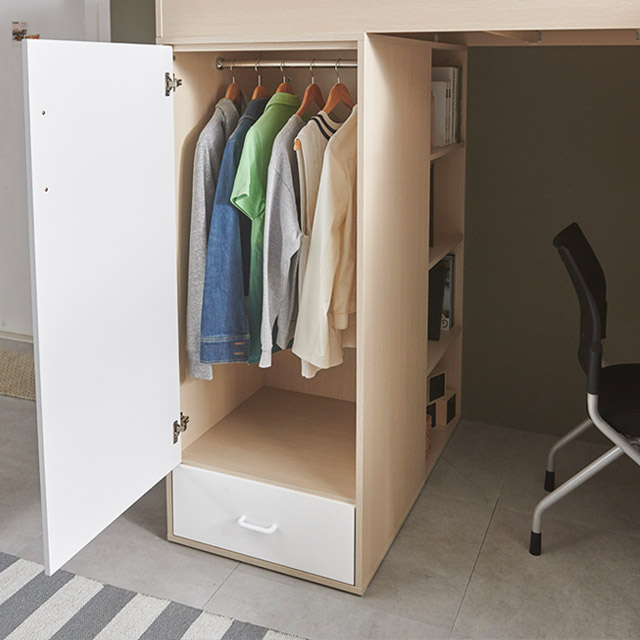 e스마트 하우스 독서실책상 벙커침대 + 매트포함