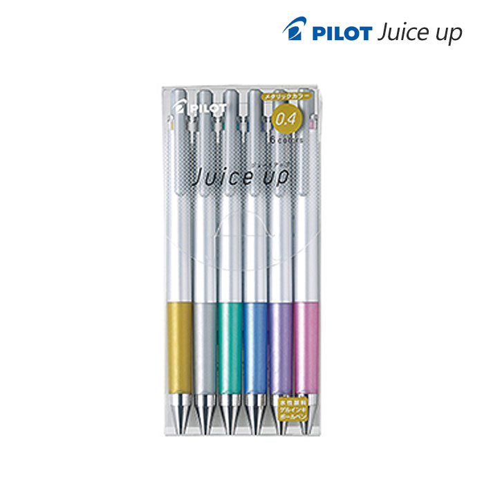 파이롯트 쥬스업 젤잉크 0.4mm 파스텔 메탈릭 6색 볼펜세트 JUICEUP 04 리필 - 상세 이미지 2