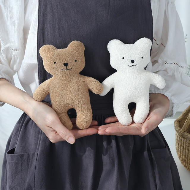 오가닉 곰 루루 미니 애착 인형 만들기 임산부 태교바느질 DIY 이미지 8