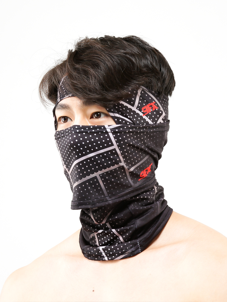 쿨바라클라바 헤드홀 자외선차단 여름용마스크 자전거 오토바이 등산 이미지 2