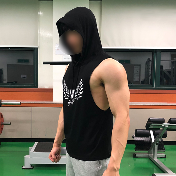 프리무브 머슬탑 후드 헬스나시 민소매 이글 운동복+ 이미지 7