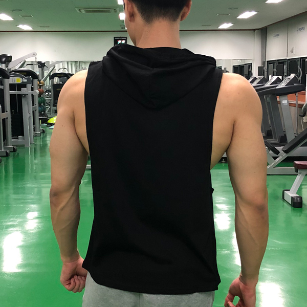 프리무브 머슬탑 후드 헬스나시 민소매 이글 운동복+ 이미지 8