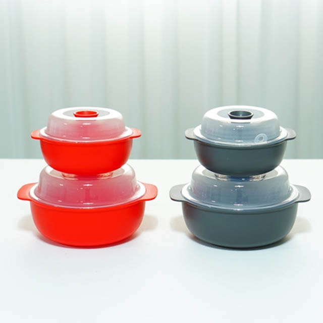 전자렌지 용기 모음 찜기1+1 밥용기 라면용기 냉동밥보관용기13p(275ml) - 상세 이미지 3
