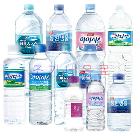 생수/물/삼다수 백산수 크리스탈300ml 500ml 1L 2L