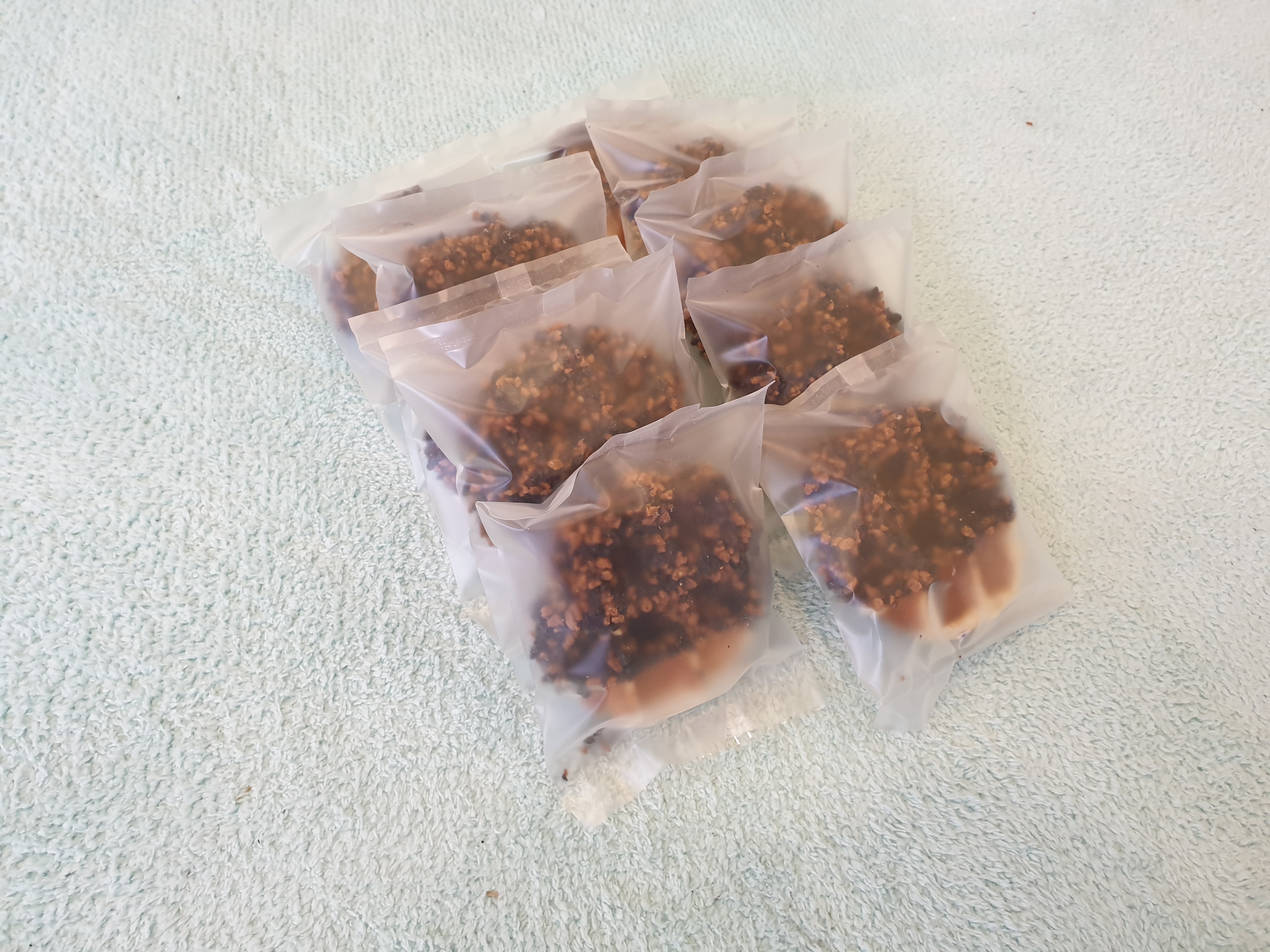 벨기에와플 초코크런치 50g 10개입 아이들간식 개별포장 답례과자 아침한끼 - 상세 이미지 4