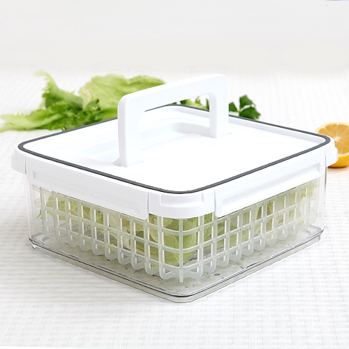 스카이락 점보 2호 (인바스켓) 3800ml 야채 과일 샐러드 보관 용기 통 - 상세 이미지 2