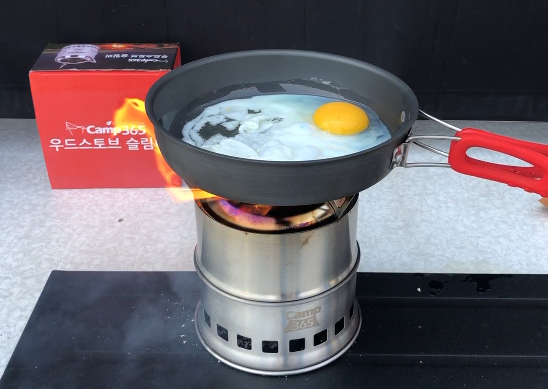 [캠프365] 캠핑 불멍 화로대 우드스토브 미니화로 우드 차콜 스타터 스토브 휴대용