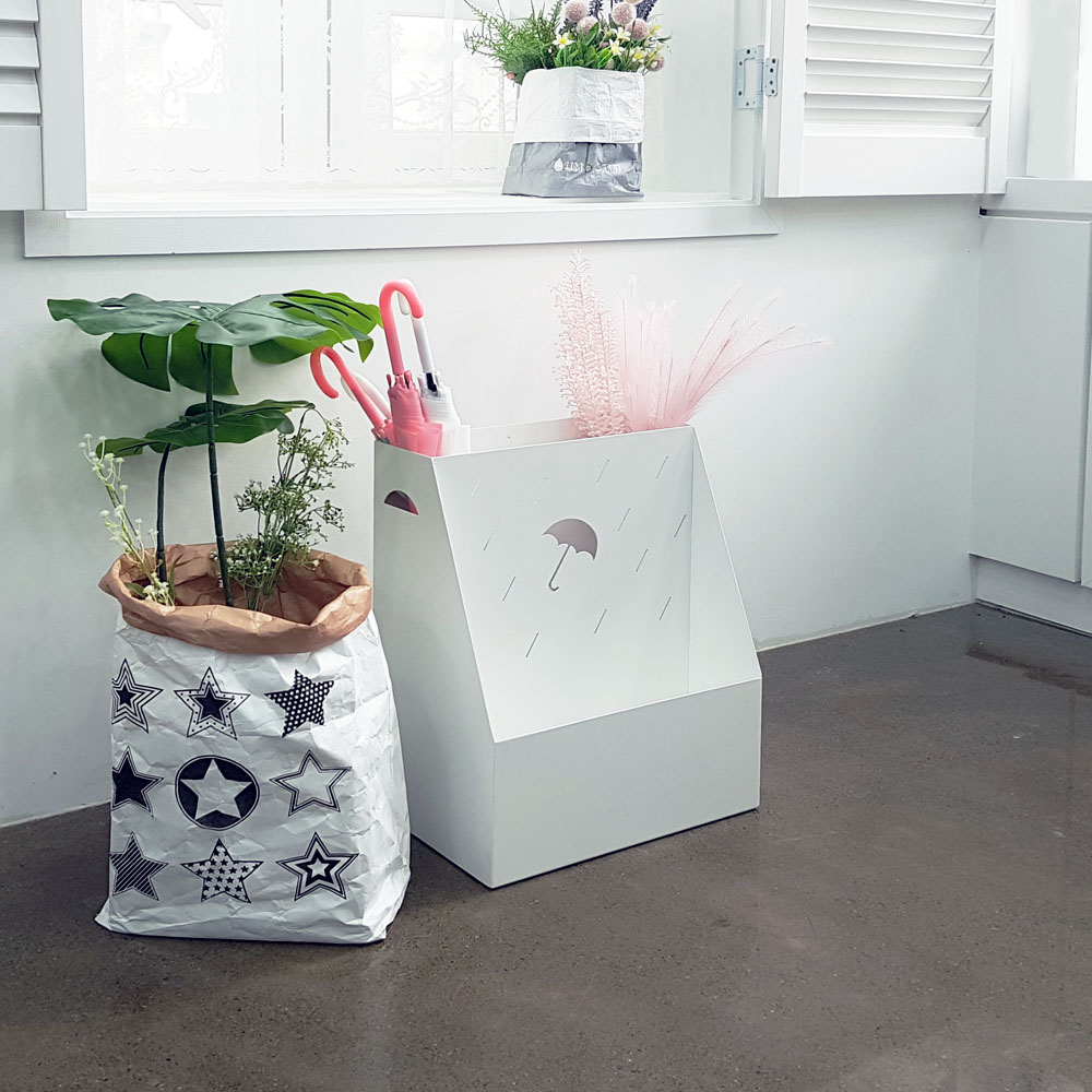 에코프랜 튼튼한 스틸 우산꽂이 대형 카페 학교 관공서 병원 로비 우산거치대