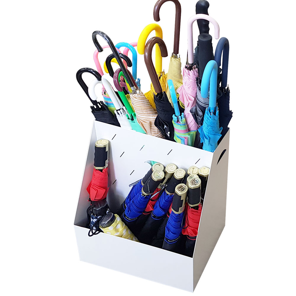 에코프랜 튼튼한 스틸 우산꽂이 대형 카페 학교 관공서 병원 로비 우산거치대