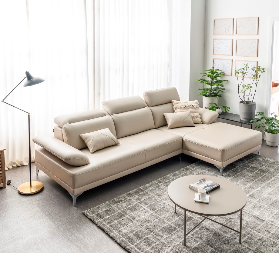 [희망일배송]최고급 ITALY 4인 천연 통가죽 소파, 이태리 프리미엄 가죽 소파, 샤인II (의왕가구단지, 김명선갤러리) - 상품 이미지