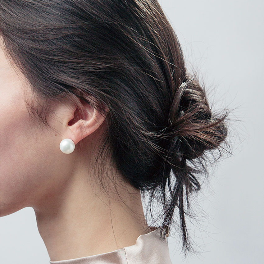 925실버 왕진주 귀걸이 16/14/12mm 혼주 한복 웨딩 촬영 결혼식 돌잔치 진주