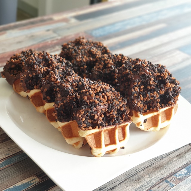 벨기에와플 초코크런치 50g 10개입 아이들간식 개별포장 답례과자 아침한끼