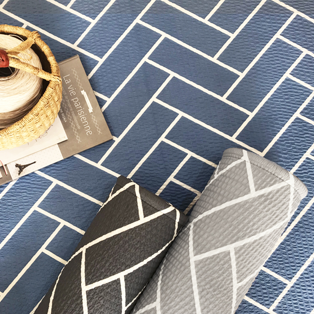 시어서커 지짐이 거실 여름러그 물세탁