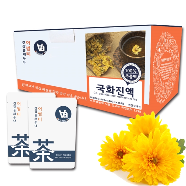 국산 국화 감국 차 즙 진액 100ml x 30개입 - 메인 이미지