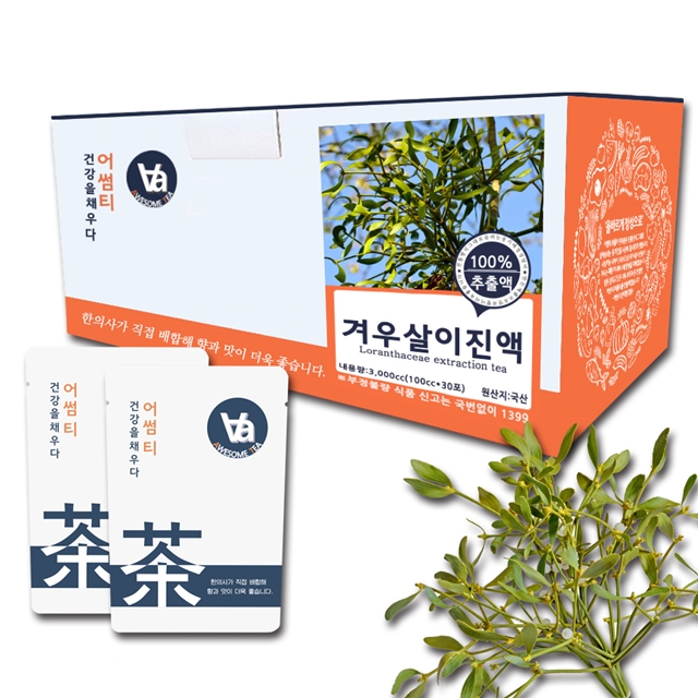 국산 겨우살이 즙 진액 (미슬토 곡기생) 100ml x 30개입 - 상품 이미지