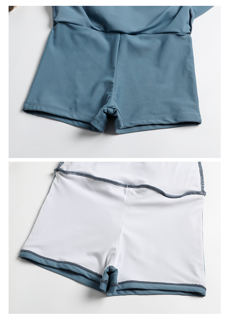 [M-3XL/빅사이즈] 뱃살커버업 셔링 굵은 나시 겨살 커버 래쉬가드 원피스 수영복 상세 이미지 20