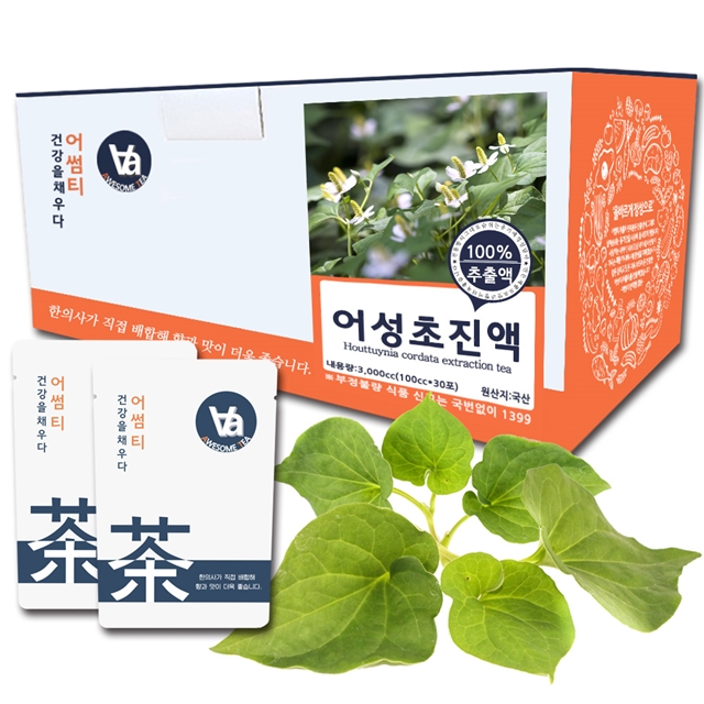 어썸티 국산 어성초즙 진액 100ml x 30개입 - 상품 이미지