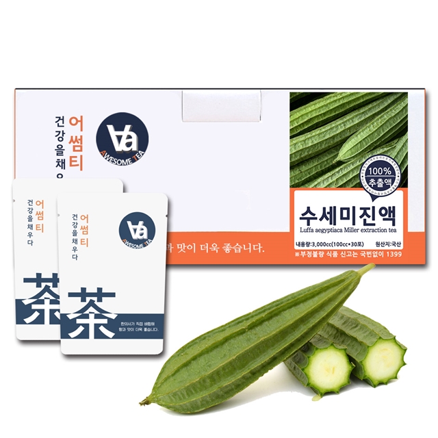 어썸티 국산 수세미즙 진액 엑기스 100ml x 30개입 - 상세 이미지 3